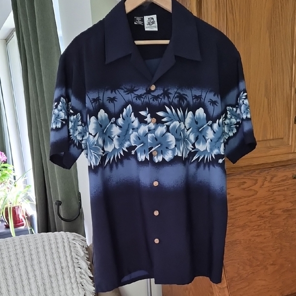 Kennington Vintage Hawaiian Men's Shirt Size L VTG - Picture 1 of 5